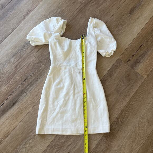 FRENCH CONNECTION Women's Whisper Cutout Dress Size 0 In Summer White - Picture 7 of 12